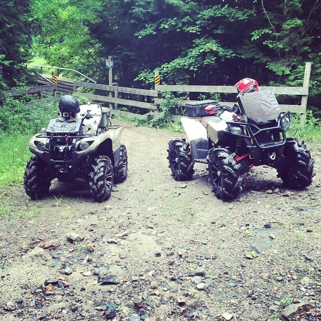 Nice thirty minuet ride before the rain kicked in. Last 3 hrs was a bit wet. #swampdonkeys