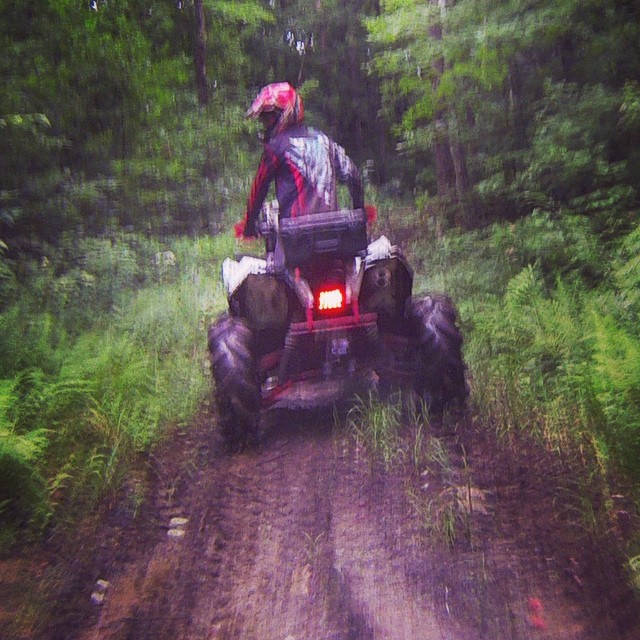 #scrambler850 ripping thru the bush #gorillaaxle #biggun #polaris #swampdonkeys