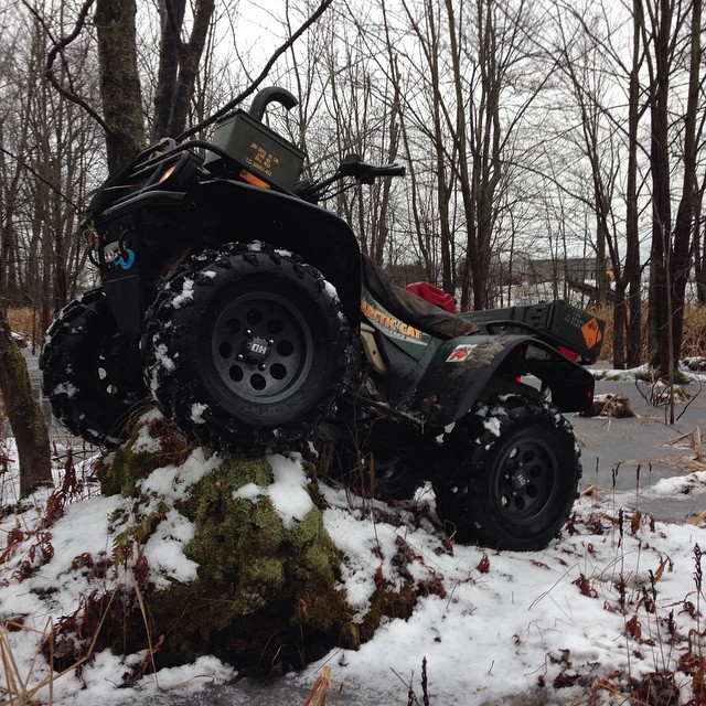 #swampdonkeys Sunday ride. Parking on a stump is a must