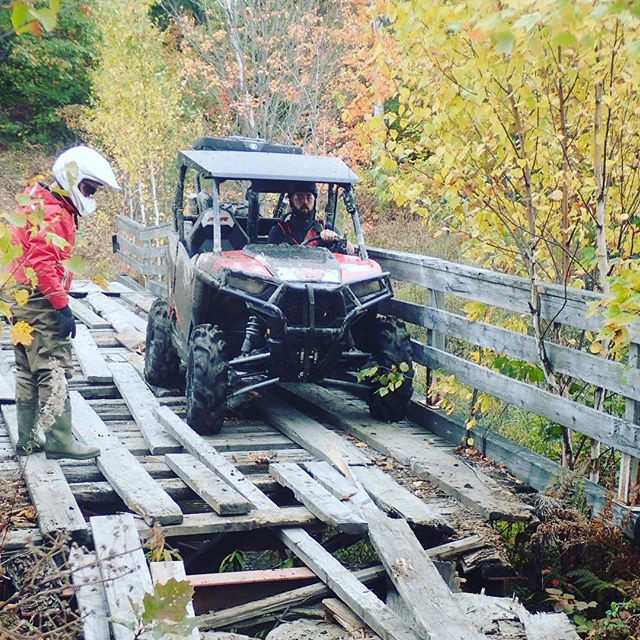 Sketchy bridge.