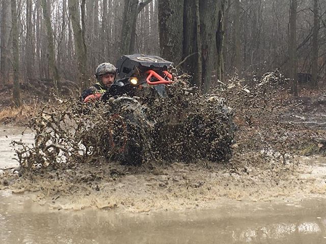 @KingBossQuad showing off for the camera on his #XMR #Renegade at #Hawksnest  #GorillaAxle #SwampDonkeys