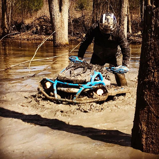@kristanclare rocking the #canamxmr today. #canammonsters #swampdonkeys