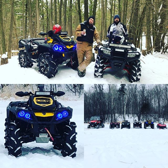 #birthday #at bride today in the #snow #canam #outlanderxmr #swampdonkeys