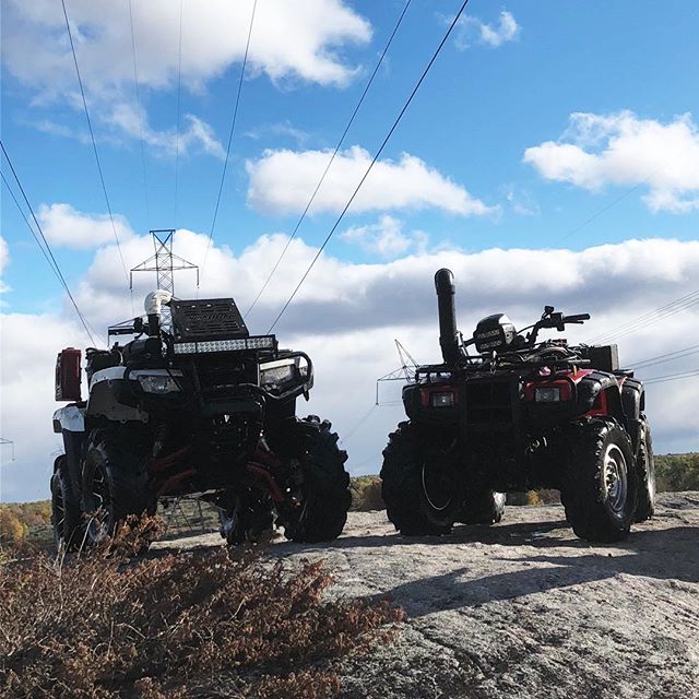 #honda. Only machines not to break on off-road weekend.