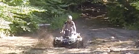 First Mud Hole of the Day – Park to Park Trail System