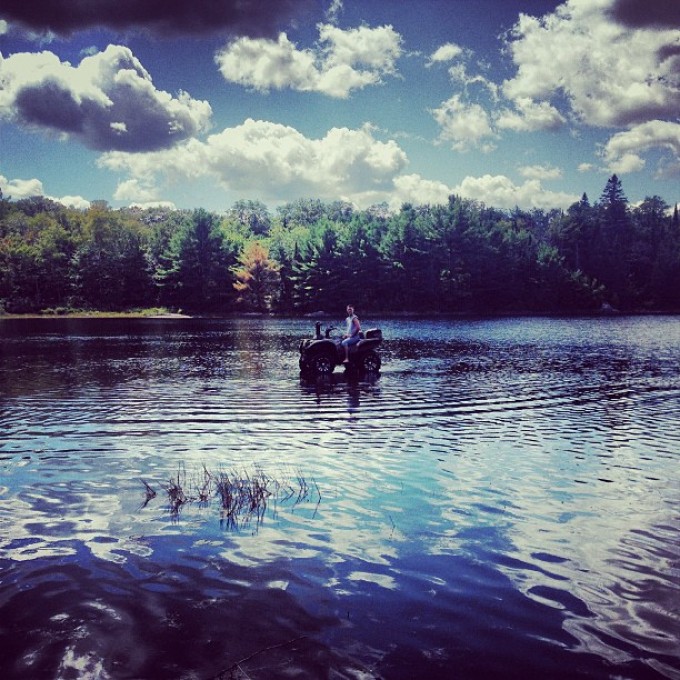 #swampdonkeys those tires really make him float