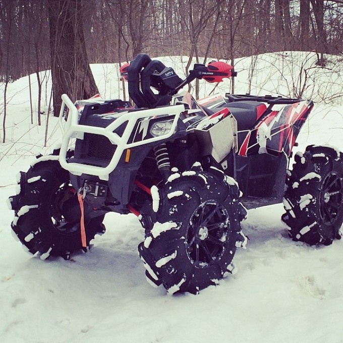 Winter ride poser shot #swampdonkeys #scrambler850 #polaris