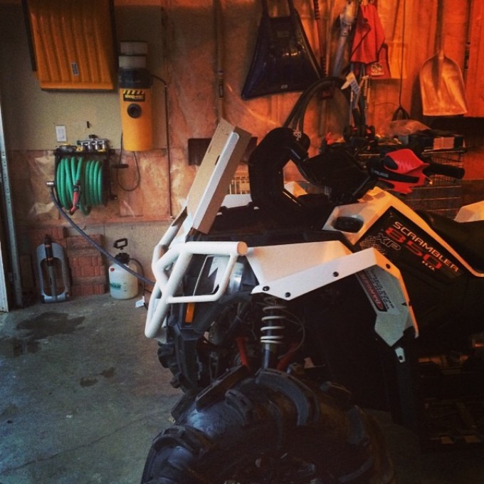 Trying to keep the angles from the #polaris bumper #swampdonkeys