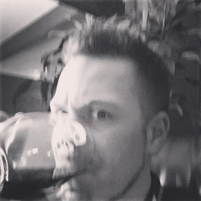 #wine #skull #blurry just having fun #movember #swampdonkeys