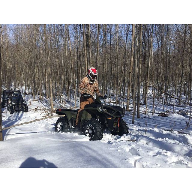 Photo From Last Year when we actually had #snow in Innerkip #GLATV #SWAMPDONKEYS