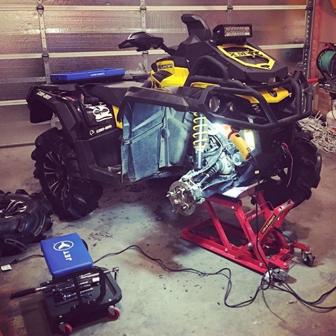 Undergoing #maintenance #xmr #canam #swampdonkeys