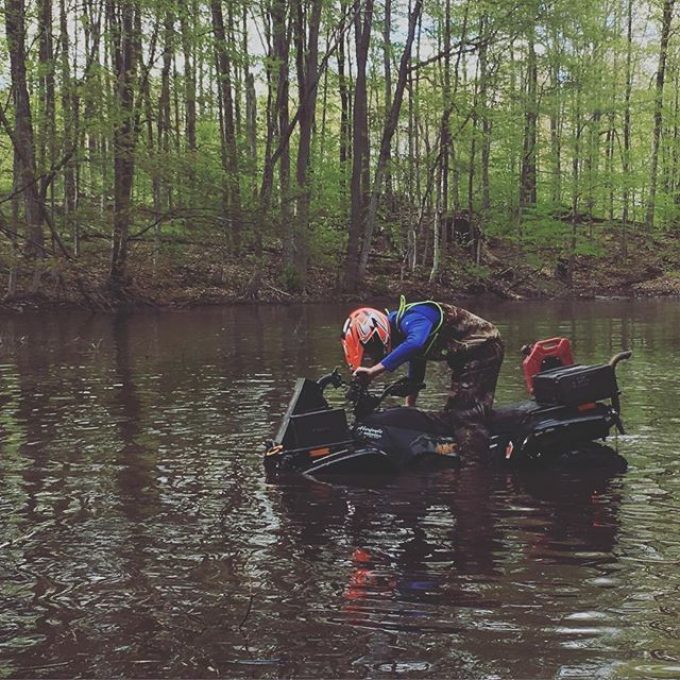 @tomdrich checking for leaks. #swampdonkeys