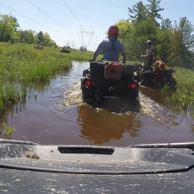 Favourite water crossing. Hard bottom, no hidden surprises. #swampdonkeys following @rangerbob316