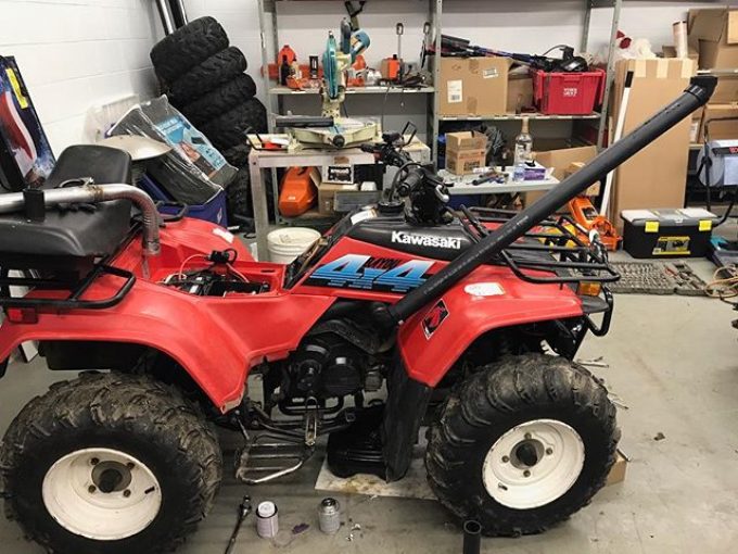 @swampdonkeygrizz new #snorkel for his #bayou3004x4 #swampdonkeys