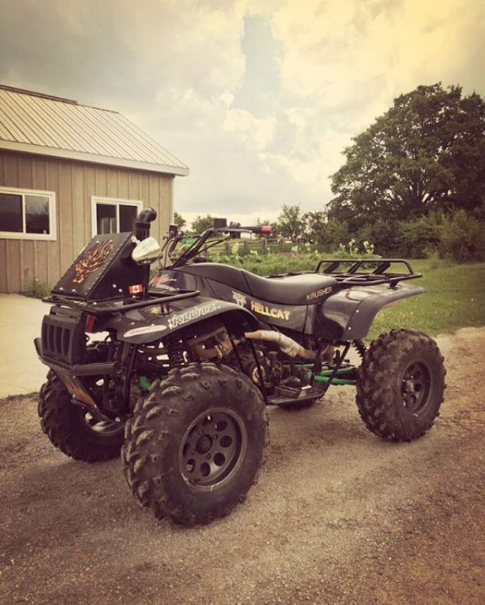 Watch out! Newest #swampdonkeys machine to enter the club. The original #hellcat #arcticcat #mud machine