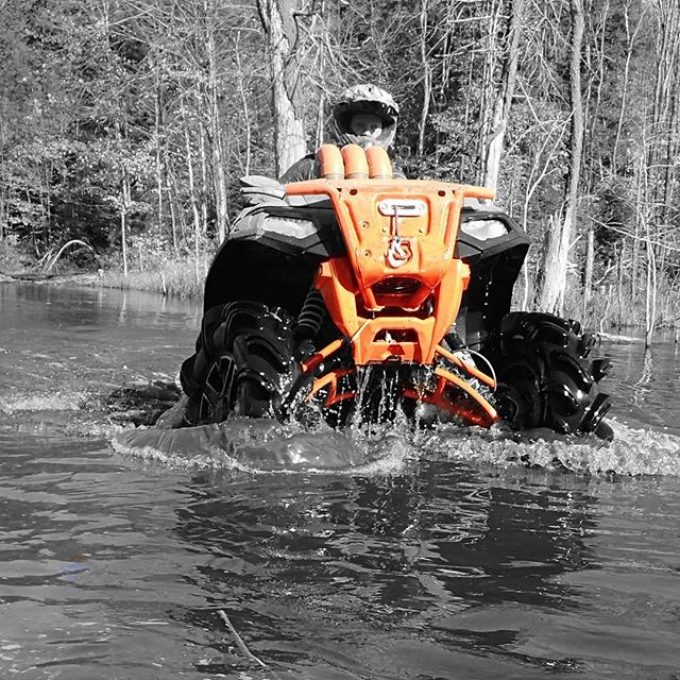 @mr._lifter scouting #trail for the #swampdonkeys on his #highlifter #sportsman1000xp