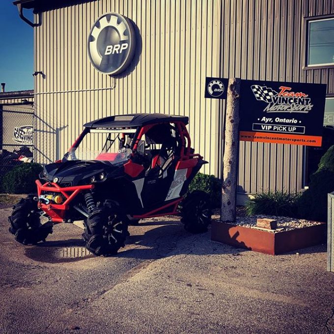 Got the #maverickxmr in for service to prepare for the next big ride in the fall. #vippickup at @teamvincentmotorsportsinc #swampdonkeys