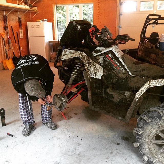 Hoping my PoPo stays on the trails longer than this one did in the shop.
