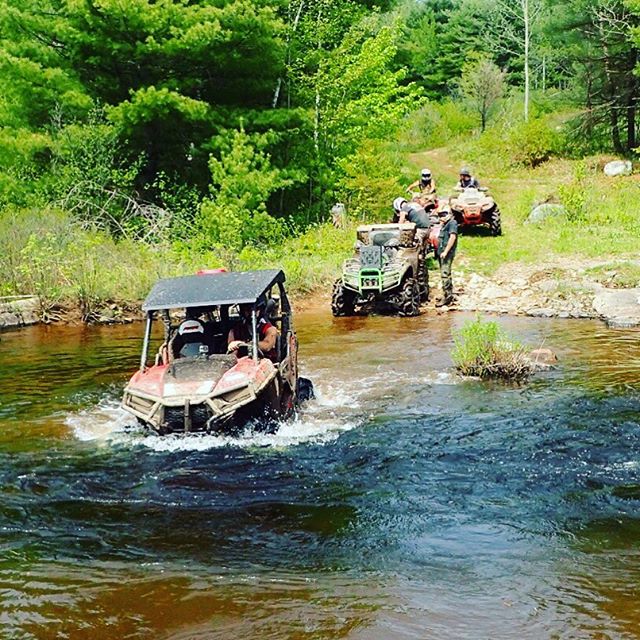 Crossing the Magnetawan River.